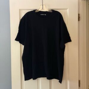 NEW American Giant Women’s Short Sleeve Tee T-shirt Black Size 2XL XXL NWOT